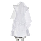 The Clown's Girl Cosplay Costume for Women Halloween Party Wedding Dresses White Suit